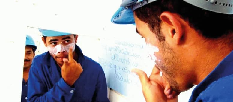 Radiações UVA e UVB e o protetor solar no trabalho a céu aberto