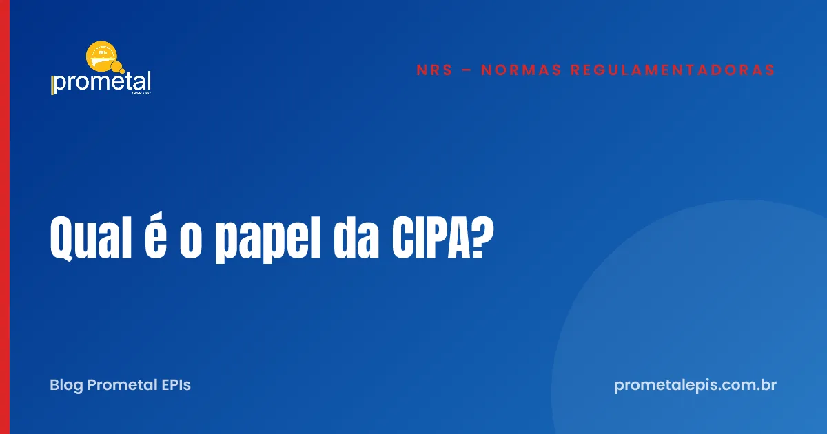 Qual é o papel da CIPA?
