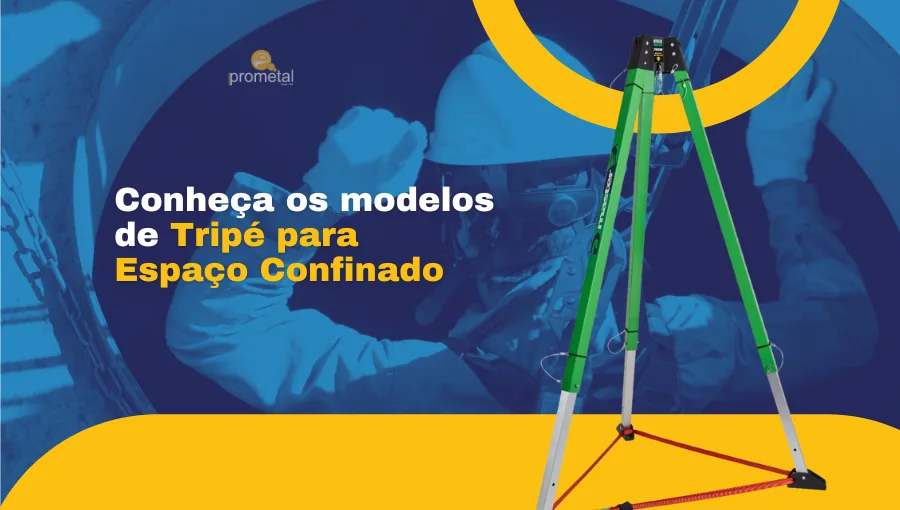 Conheça os modelos de Tripé para Espaço Confinado