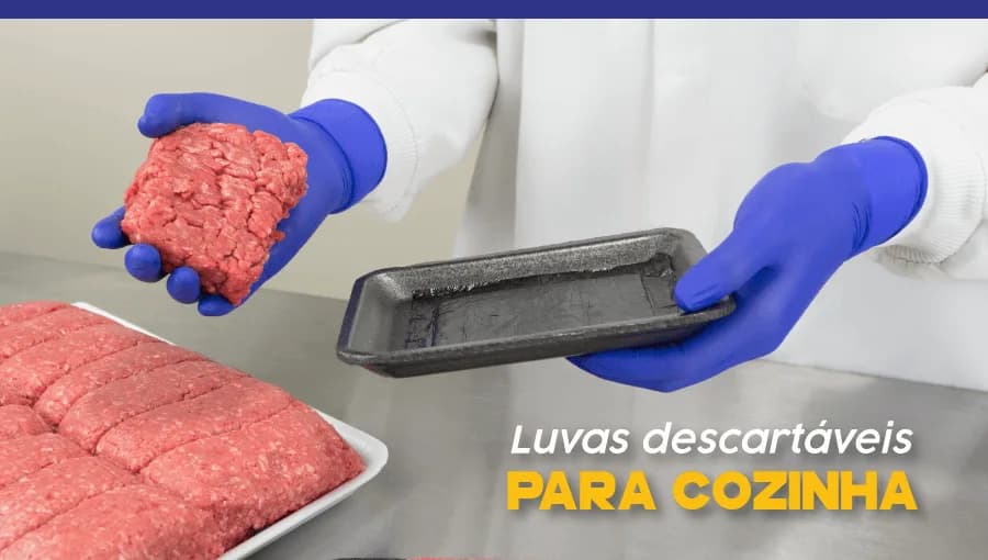 Luvas descartáveis para Cozinha