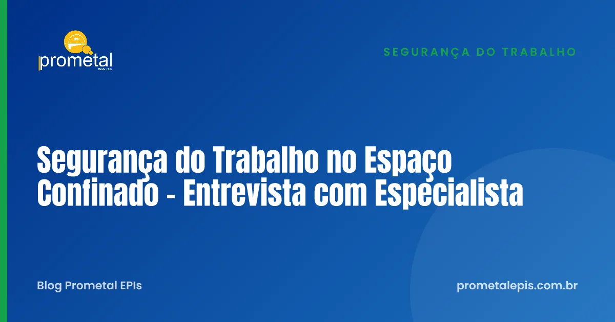 Segurança do Trabalho no Espaço Confinado - Entrevista com Especialista
