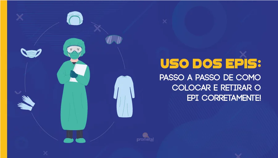 Uso dos EPIs: Passo a passo de como colocar e retirar o EPI