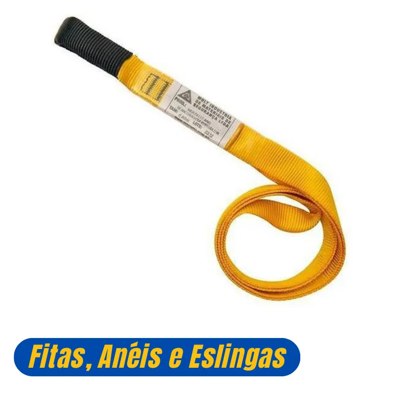 Fitas, anéis e eslingas