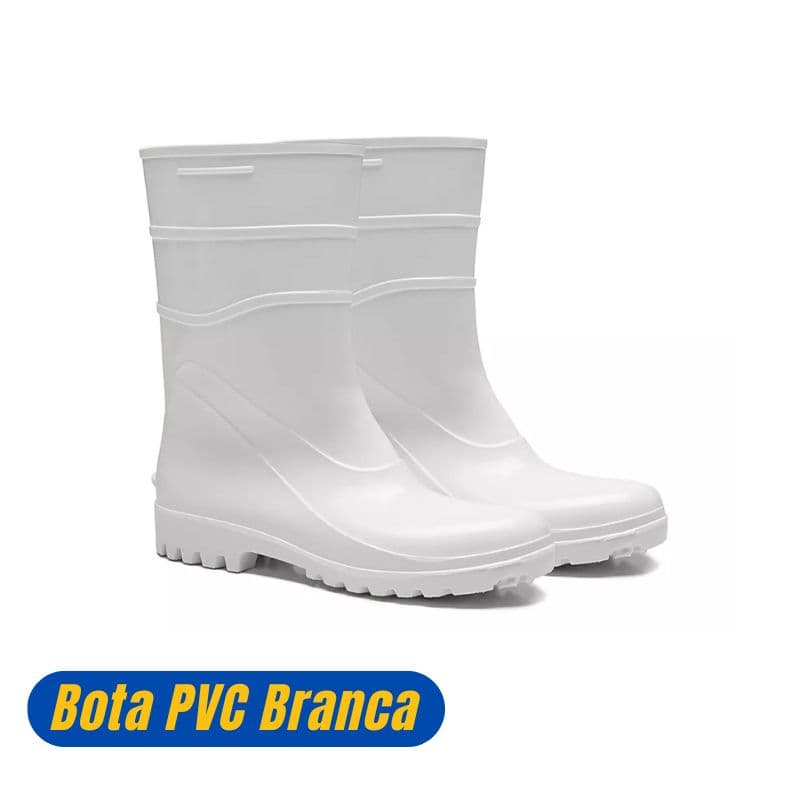 Bota PVC branca
