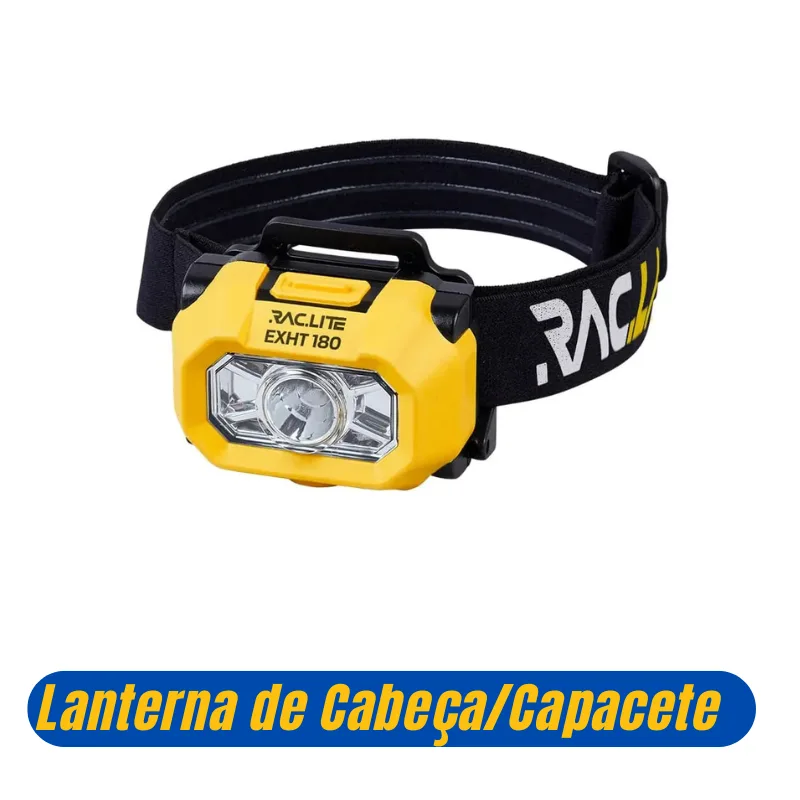 Lanterna de Cabeça/Capacete